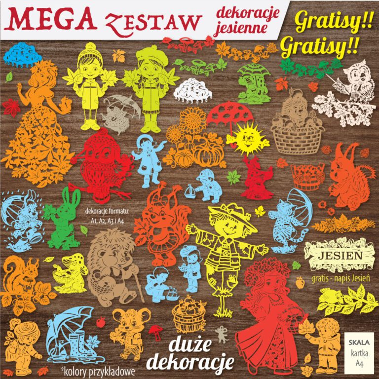jesienne dekoracje do szkoły, żłobka i przedszkola
