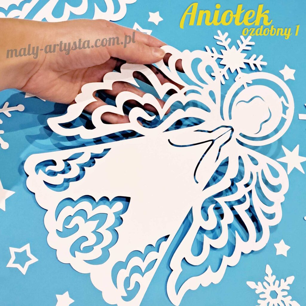 anioł aniołek ozdobny dekoracja szkoła przedszkole