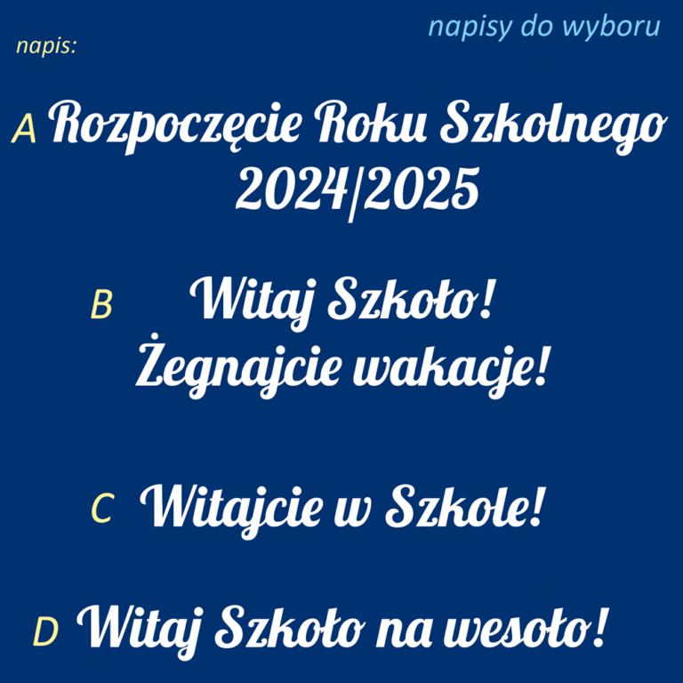rozpoczęcie roku szablony PDF szkoła przedszkole żłobek dekoracja