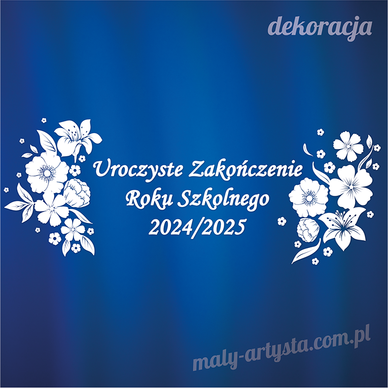 Zakończenie Roku Szkolnego dekoracje napisy szkoła przedszkole żłobek
