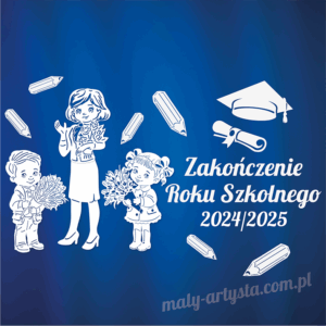Zakończenie Roku Szkolnego dekoracje napisy szkoła przedszkole żłobek