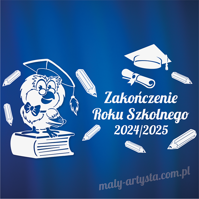 Zakończenie Roku Szkolnego dekoracje napisy szkoła przedszkole żłobek