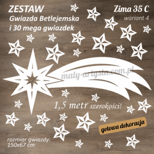 gwiazda betlejemska dekoracja jasełka dekoracja z brystolu szkoła przedszkole żłobek