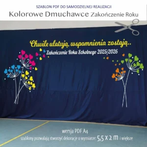 dekoracje na zakonczenie roku szkolnego dmuchawce
